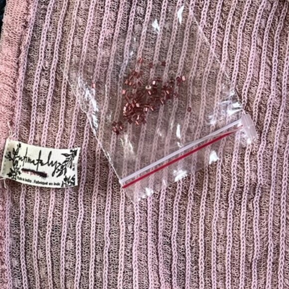 SOLD Free People NWT Crush On You Embellished Mauve Corset Mesh Cami Tank Top Sm - Picture 10 of 13